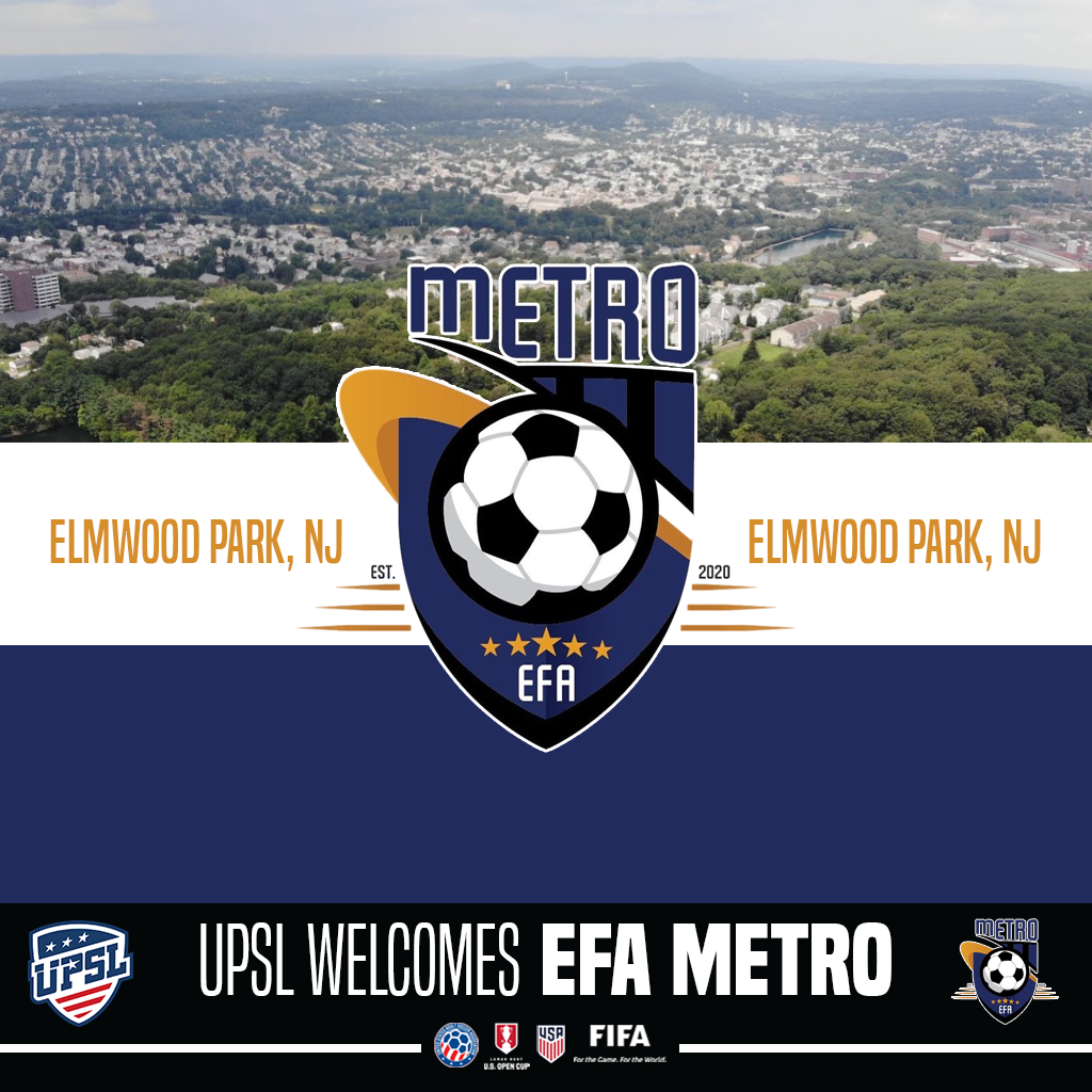 UPSL Announces New Jersey Expansion with EFA Metro Side FC 92